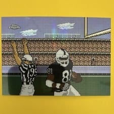 2025 Topps Chrome Tecmo Tim Brown #TECMO-3 card