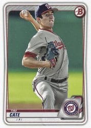 2020 Bowman Prospects Tim Cate #BP-83 card
