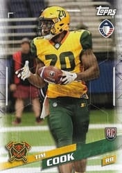 2019 Topps AAF Base Set Tim Cook #61 card