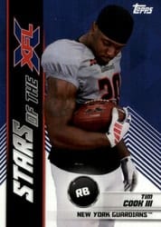 2020 Topps XFL Stars of the XFL Tim Cook #12 card
