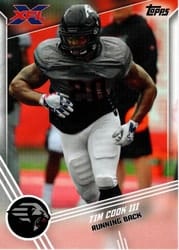 2020 Topps XFL Base Set Tim Cook III #93 card