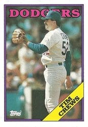 1988 Topps Base Set Tim Crews #57 card