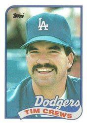 1989 Topps Base Set Tim Crews #22 card