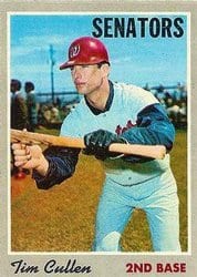1970 Topps Base Set Tim Cullen #49 card