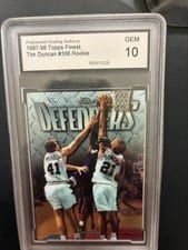 1997 Finest Tim Duncan #306 card