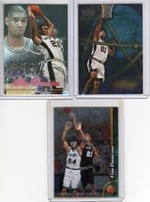 1997 Flair Showcase Tim Duncan #5 card