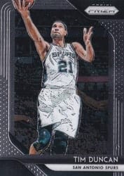 2018-19 Panini Prizm Base Set Tim Duncan #225 card