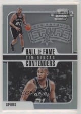 2018 Panini Contenders Optic Hall of Fame Contenders Tim Duncan #18 card