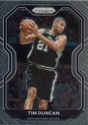 2020-21 Panini Prizm Base Set Tim Duncan #30 card
