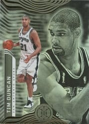 2021-22 Panini Illusions Base Set Tim Duncan #127 card