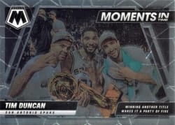 2021-22 Panini Mosaic Moments in Time Tim Duncan #9