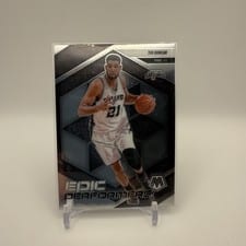 2024-25 Panini Mosaic Epic Performers Tim Duncan #19 card
