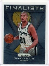 2024-25 Panini Prizm Deca Finalists Tim Duncan #16 card