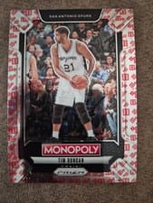 2024 Panini Prizm Monopoly Legends Tim Duncan #LEG5 card