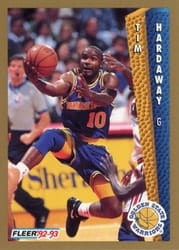 1992-93 Fleer Base Set Tim Hardaway #74 card