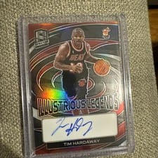 2022-23 Panini Spectra Illustrious Legends Signatures Tim Hardaway #ILS-TIM card