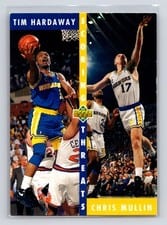 1992-93 Upper Deck Base Set Tim Hardaway / Chris Mullin #65 card