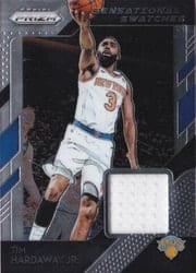 2018-19 Panini Prizm Sensational Swatches Tim Hardaway Jr. #40 card