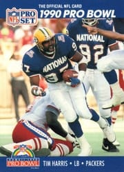 1990 Pro Set Base Set Tim Harris #393 card