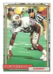 1992 Topps Base Set Tim Harris #172 card