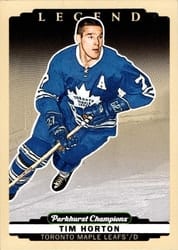 2022-23 Parkhurst Champions Base Set Tim Horton #344 card