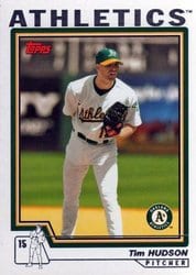2004 Topps Base Set Tim Hudson #30 card