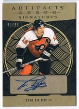 2022-23 Upper Deck Artifacts Aurum Signatures Tim Kerr #AS-TK card