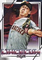 2020 Topps Fire Base Set Tim Lincecum #11 card