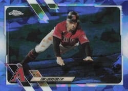 2021 Topps Chrome Sapphire Edition Base Set Tim Locastro #585 card