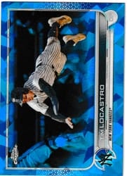 2022 Topps Chrome Update Sapphire Edition Base Set Tim Locastro #US156 card
