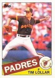 1985 Topps Base Set Tim Lollar #13 card