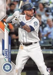 2020 Topps Base Set Tim Lopes #654 card