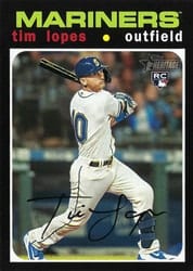 2020 Topps Heritage Base Set Tim Lopes #606 card