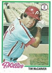 1978 Topps Base Set Tim McCarver #235 card