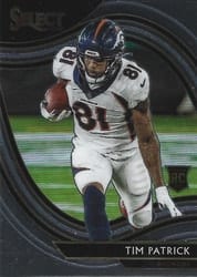 2020 Panini Select Base Set Tim Patrick #375 card