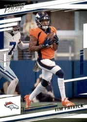 2022 Panini Prestige Base Set Tim Patrick #89 card