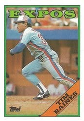1988 Topps Base Set Tim Raines #720 card