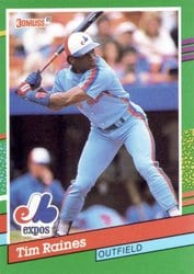 1991 Donruss Base Set Tim Raines #457 card