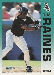 1992 Fleer Base Set Tim Raines #97 card