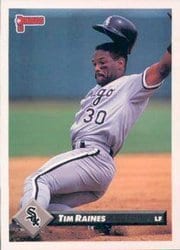 1993 Donruss Base Set Tim Raines #565 card
