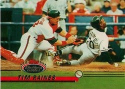 1993 Stadium Club Base Set Tim Raines #43 card