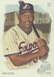 2019 Topps Allen & Ginter Base Set Tim Raines #399 card
