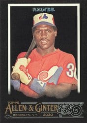 2020 Topps Allen & Ginter X Base Set Tim Raines #301 card