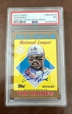 2023 Topps 1988 Topps Baseball All-Star Autographs Tim Raines #88ASA-TR card