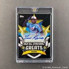 2025 Topps All Star Game All-Star Game Greats Autographs Tim Raines #ASGGA-TR card