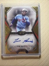 2025 Topps Tier One Talent Autographs Tim Raines #TOTA-TR card
