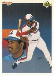 1990 Upper Deck Base Set Tim Raines / Montreal Expos #29 card