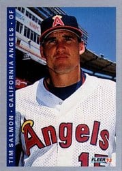 1993 Fleer Base Set Tim Salmon #197 card
