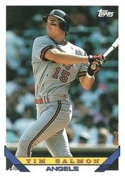 1993 Topps Base Set Tim Salmon #20 card