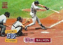 1994 Stadium Club Base Set Tim Salmon #36 card